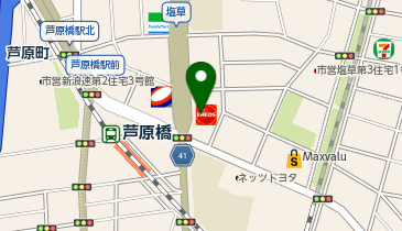 伊丹産業(株) セルフ芦原橋エコ・ステーションの地図画像