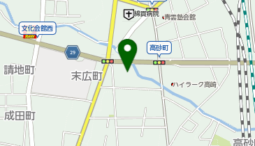 群馬自動車燃料販売(株) 末広町オートガススタンドの地図画像