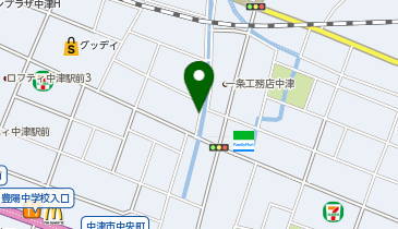 大分県米穀卸(株) 中津支店の地図画像