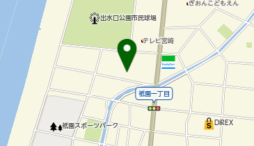 東亜ガス(株) 宮崎工場の地図画像