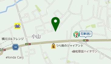 堀川産業(株) 花栗オートガススタンドの地図画像