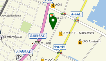 (株)コーアオートガス 鹿児島スタンドの地図画像