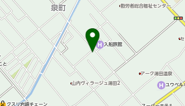 コインランドリーデポ湯田温泉店の地図画像