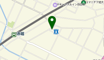 コインランドリーデポ四日市赤堀店の地図画像