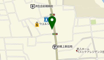 コインランドリーデポ前橋上新田店の地図画像