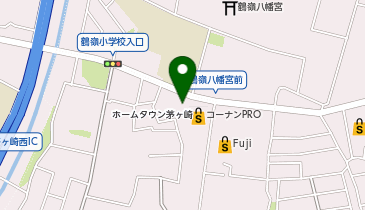 コインランドリーデポ茅ヶ崎鶴嶺店の地図画像