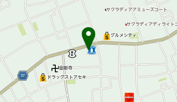 コインランドリーデポさいたま桜道場店の地図画像