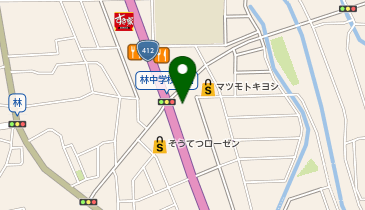 コインランドリーデポ厚木林一丁目店の地図画像