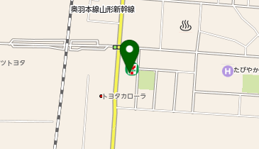 コインランドリーデポ東根温泉店の地図画像
