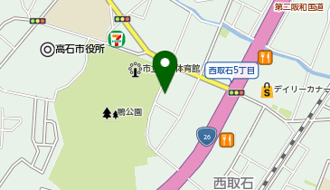 コインランドリーデポ高石西取石店の地図画像