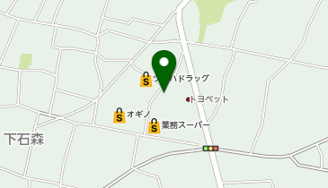 コインランドリーデポアクロスプラザ山梨店の地図画像