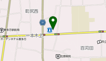 バブルバスケット喜多方大道田店の地図画像