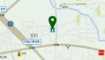 バブルバスケット寝屋川宝町店の地図画像