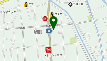 コインランドリーデポ行田旭町店の地図画像