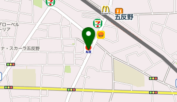 コインランドリーデポ五反野駅南店の地図画像