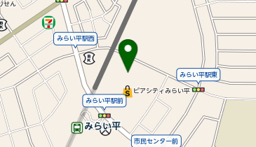 コインランドリーデポピアシティみらい平店の地図画像