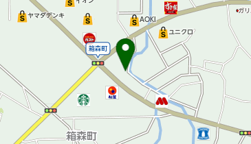コインランドリーデポ栃木箱森町店の地図画像