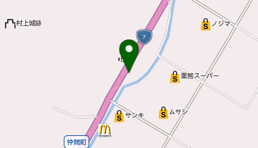 コインランドリーデポ村上本町店の地図画像