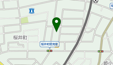 コインランドリーデポ安城桜井店の地図画像