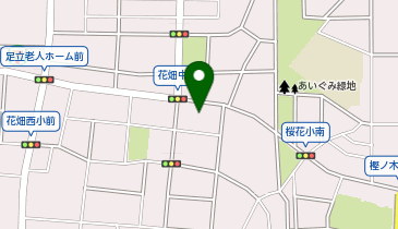 コインランドリーデポ足立花畑店の地図画像