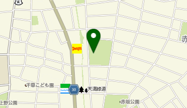 上野天満宮の地図画像