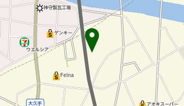 白山社の地図画像