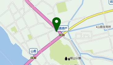 城山神社の地図画像