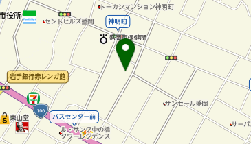 岩手県たばこ販売協同組合の地図画像