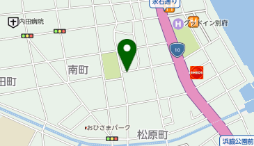 有限会社別府つげ工芸の地図画像