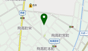 白山社の地図画像