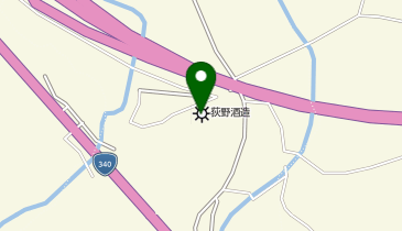 荻野酒造株式会社の地図画像