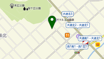 有限会社美容オキツの地図画像