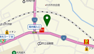 有限会社卯月緑化土木の地図画像