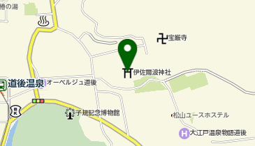 伊佐爾波神社の地図画像