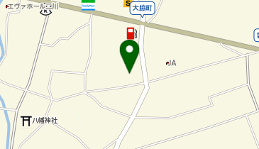 白山社の地図画像