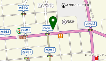 有沢商事株式会社の地図画像