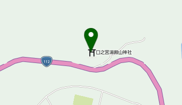 湯殿山神社の地図画像