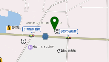 小野市観光協会の地図画像