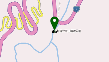 畑宿清流ます釣場組合の地図画像