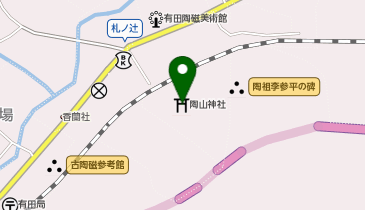 陶山神社の地図画像