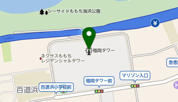 福岡タワー株式会社の地図画像