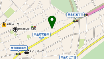 蔦交通株式会社の地図画像