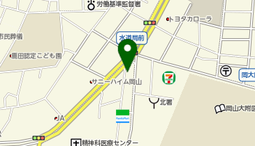 サニーコダマ株式会社の地図画像