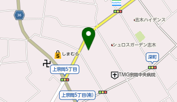 柏産業株式会社の地図画像