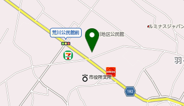 荒川神林商工会の地図画像
