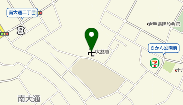 大慈寺の地図画像