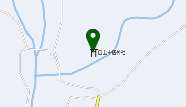 白山中居神社の地図画像