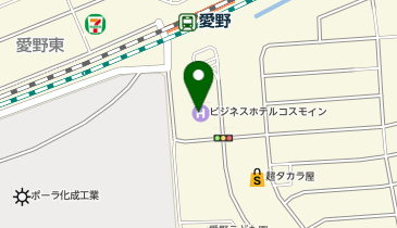 コスモイン株式会社の地図画像