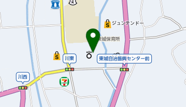東城町商工会の地図画像