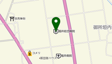医療法人新田塚医療福祉センターの地図画像